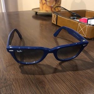 Royal Blue Ray Ban Wayfarer Sunglasses